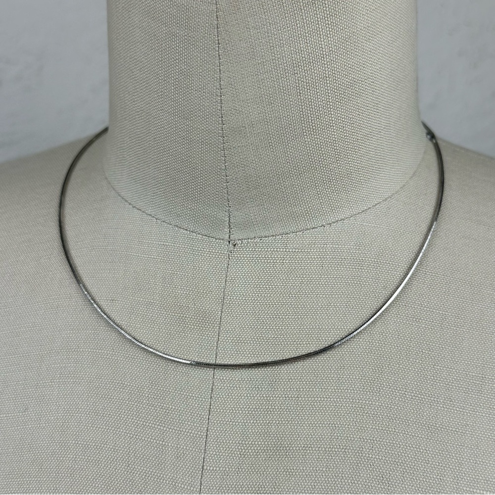 Solid 925 Sterling Silver Italian ROUND SNAKE Chain Necklace Made in Italy